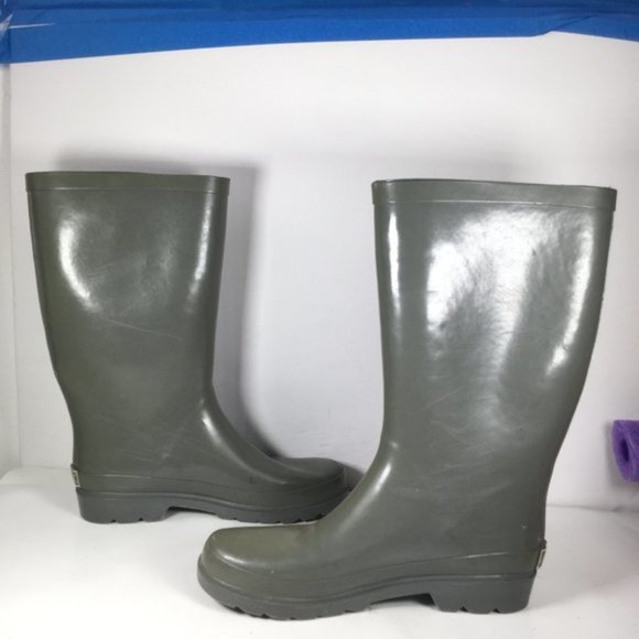 Sugar Women's Rain Boots Grey/Green Size 9 - Picture 5 of 12